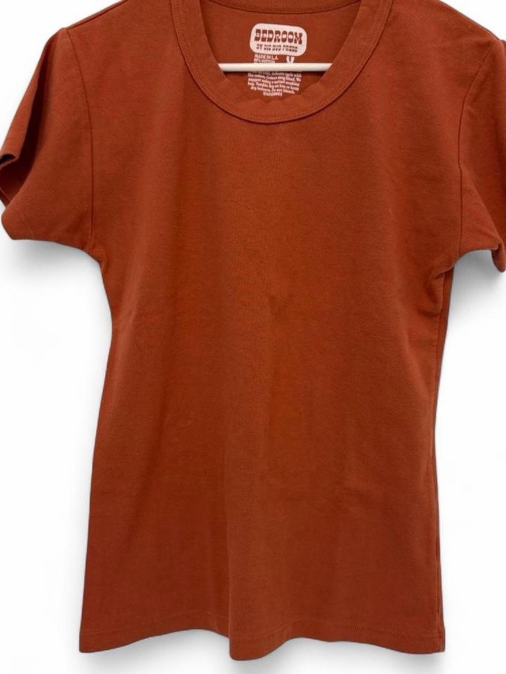 Big Bud Press Short Sleeve Tee in Rust Orange